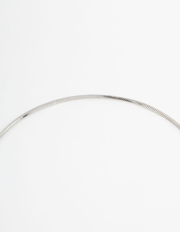 Silver Butterfly Pearl Y-Necklace