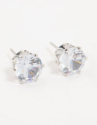 Silver Cubic Zirconia Tassel & Pearl Earrings 3-Pack - link has visual effect only