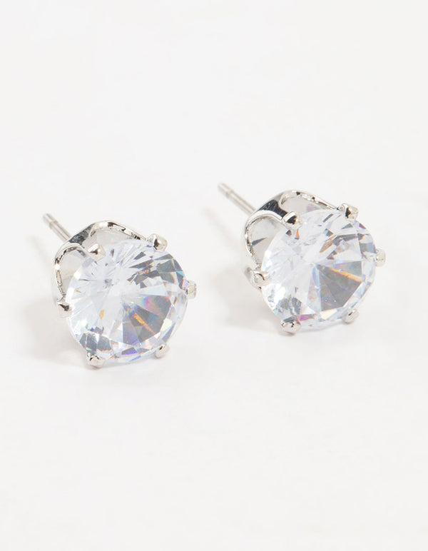 Silver Cubic Zirconia Tassel & Pearl Earrings 3-Pack
