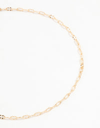 Gold Daisy & Droplet Anklets 3-Pack - link has visual effect only