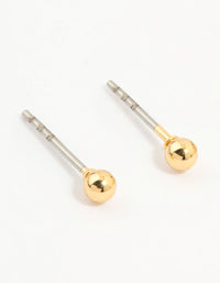 Gold Plated Blue Cubic Zirconia Moon & Star Earrings 3-Pack - link has visual effect only