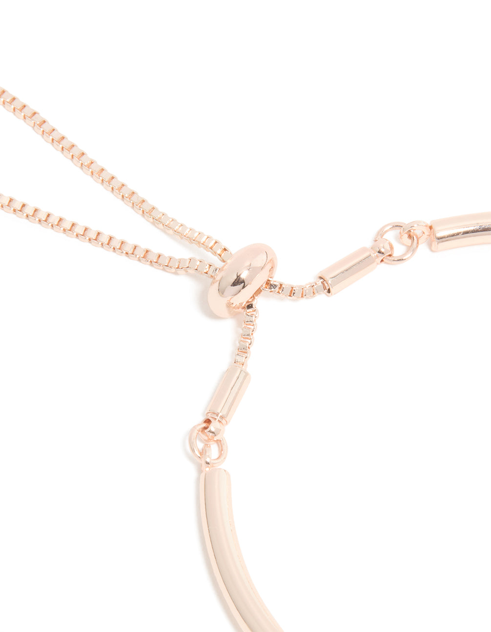 Rose Gold Circle Toggle Bangle