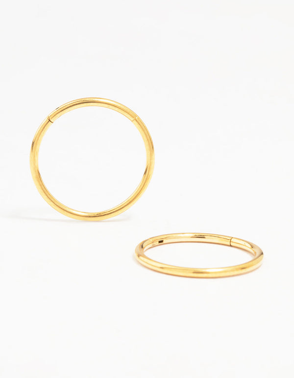 Gold Plated Surgical Steel Sleeper Earrings