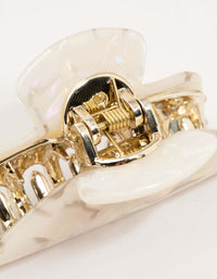 Pink & Cream Acrylic Curved Claw Clip 2-Pack - link has visual effect only