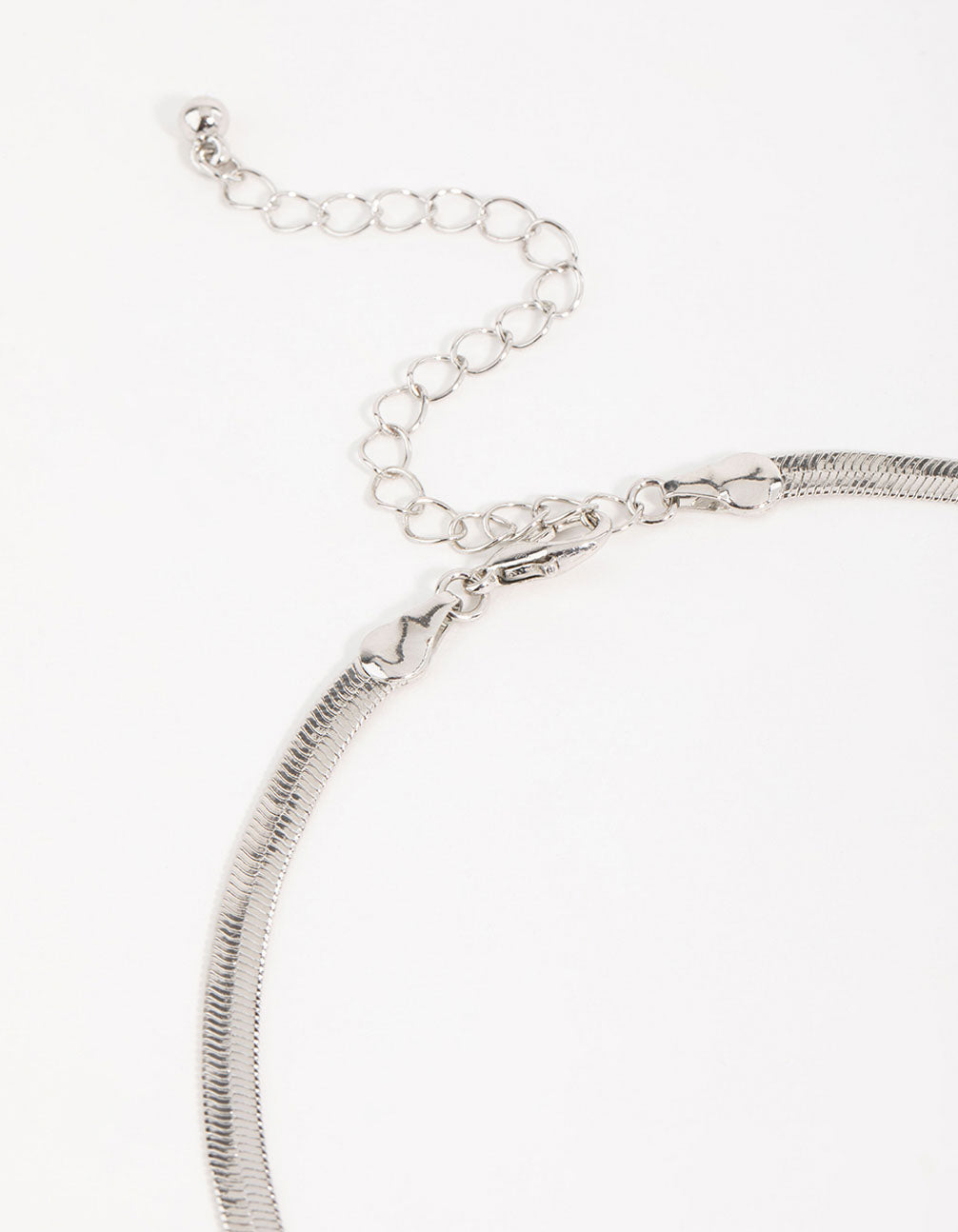 Silver Snake Pendant Necklace