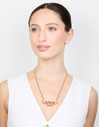 Gold Snake Pendant Necklace - link has visual effect only