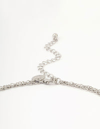 Silver Snake & Eye Layered Necklace - link has visual effect only