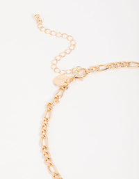 Gold Snake Charm Necklace - link has visual effect only