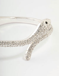 Silver Diamante Snake Wrist Cuff - link has visual effect only