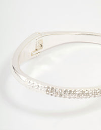 Silver Diamante Snake Wrist Cuff - link has visual effect only