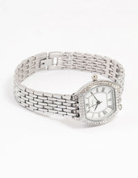 Silver Diamante Roman Numeral Small Watch - link has visual effect only