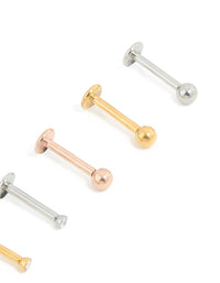 Mixed Mini Diamante Surgical Steel Flat Back Studs 6-Pack - link has visual effect only