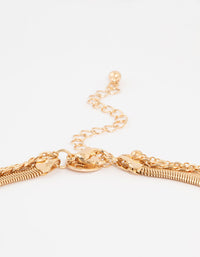 Gold Cross Mixed Layered Necklace - link has visual effect only