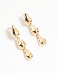 Gold Teardrop Earrings - link has visual effect only