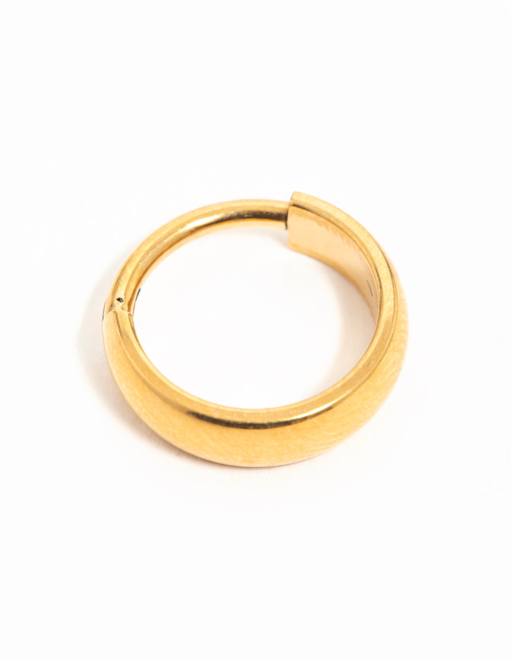 Gold Plated Surgical Steel Round Full Hoop Belly Bar
