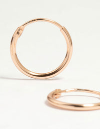 Rose Gold Plated Sterling Silver Butterfly Studs & Hoop Earrings 2-Pack - link has visual effect only