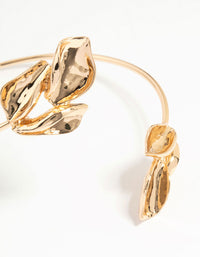 Gold Leaf Wrapped Arm Cuff - link has visual effect only