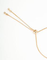 Gold Plated Pearl & Mini Butterfly Bracelet - link has visual effect only