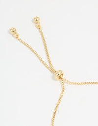 Gold Plated Cubic Zirconia Double Butterfly Toggle Bracelet - link has visual effect only