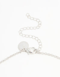 Silver Plated Vine Necklace & Earring Set - link has visual effect only