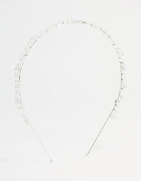 Silver  Wavy Vine Headband - link has visual effect only