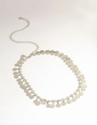 Silver Coin Charm Belt - link has visual effect only