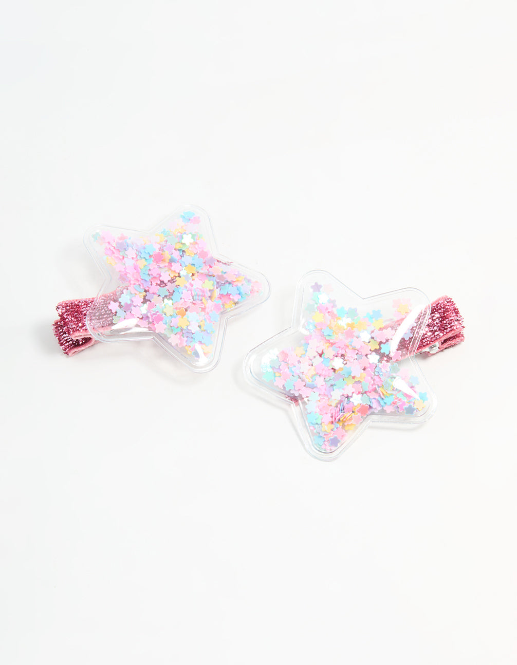 Kids Star Shaker Hair Clips 2-Pack