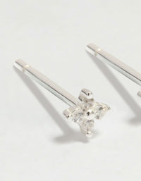 Sterling Silver Baby Flower Stud Earrings - link has visual effect only