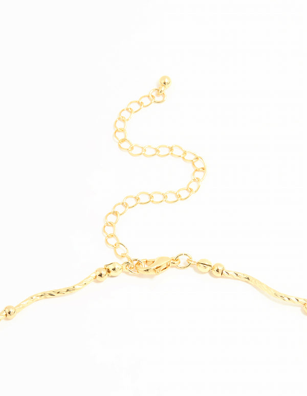 Gold Plated Freshwater Pearl Necklace