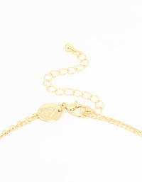 Gold Coin Layered Necklace - link has visual effect only