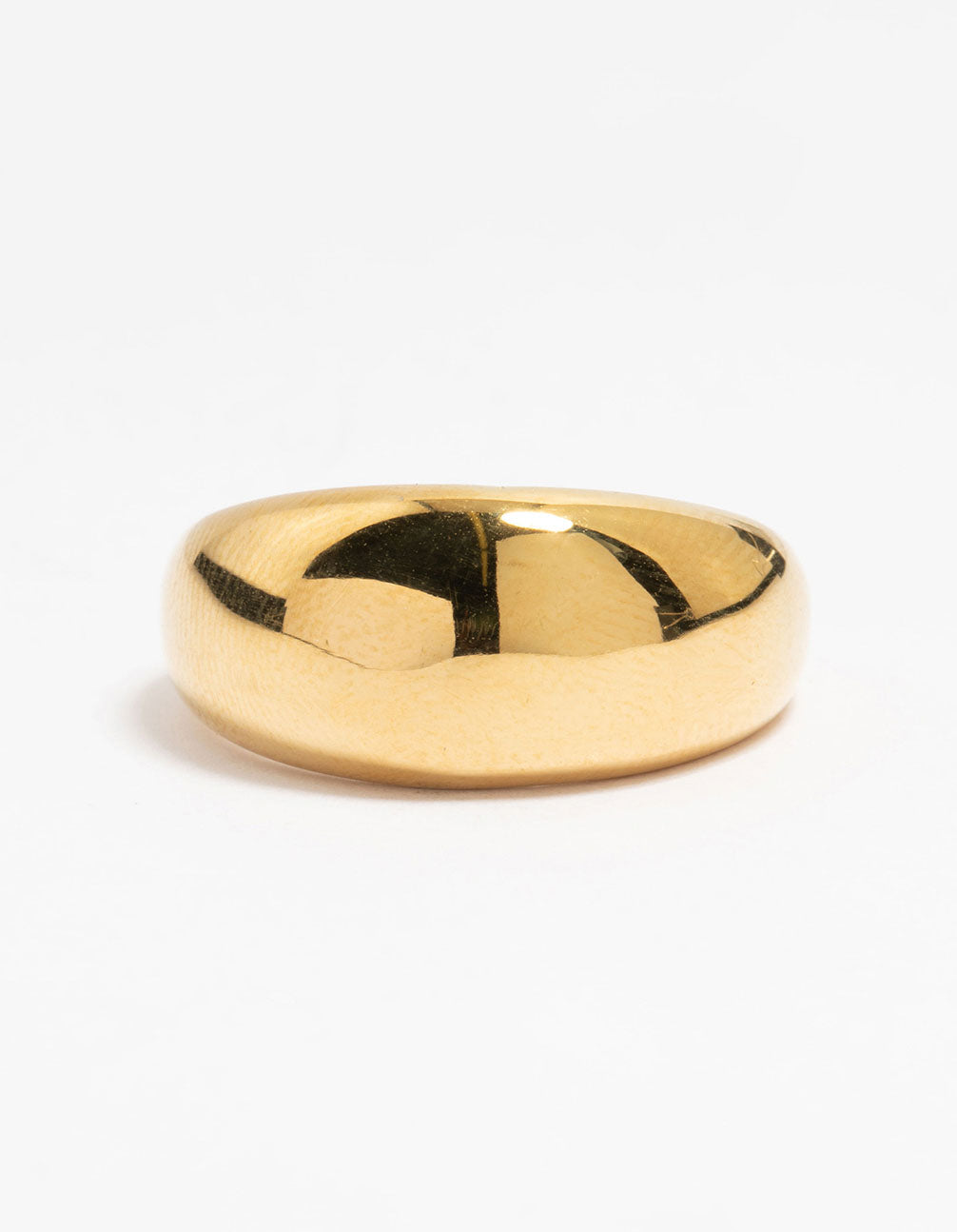 Waterproof Gold Plated Stainless Steel Criss Cross Ring