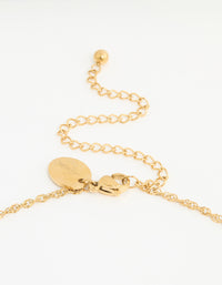 Waterproof Gold Plated Stainless Steel Snake Heart Necklace - link has visual effect only