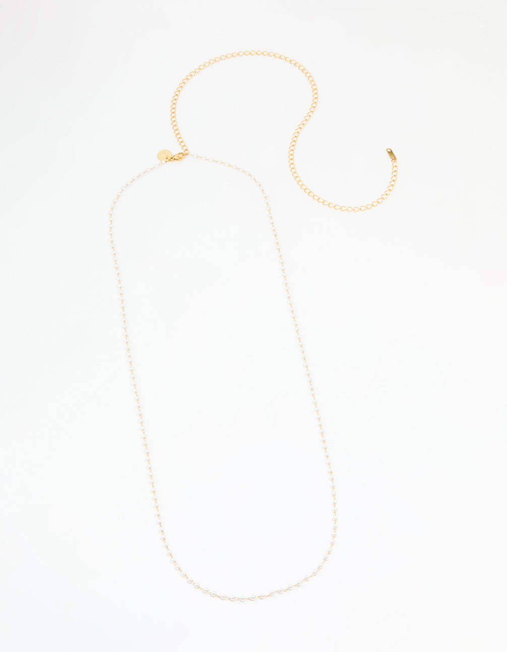 Waterproof Gold Plated Stainless Pearl Waist Chain