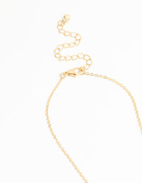 Kids Gold Bunny Heart BFF Pendant Necklaces 2-Pack - link has visual effect only