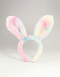 Kids Pastel Fabric Bunny Ears Headband - link has visual effect only