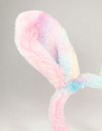 Kids Pastel Fabric Bunny Ears Headband - link has visual effect only