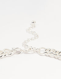 Silver Chain Large Necklace - link has visual effect only