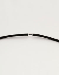 Silver Cord Pendant Necklace - link has visual effect only