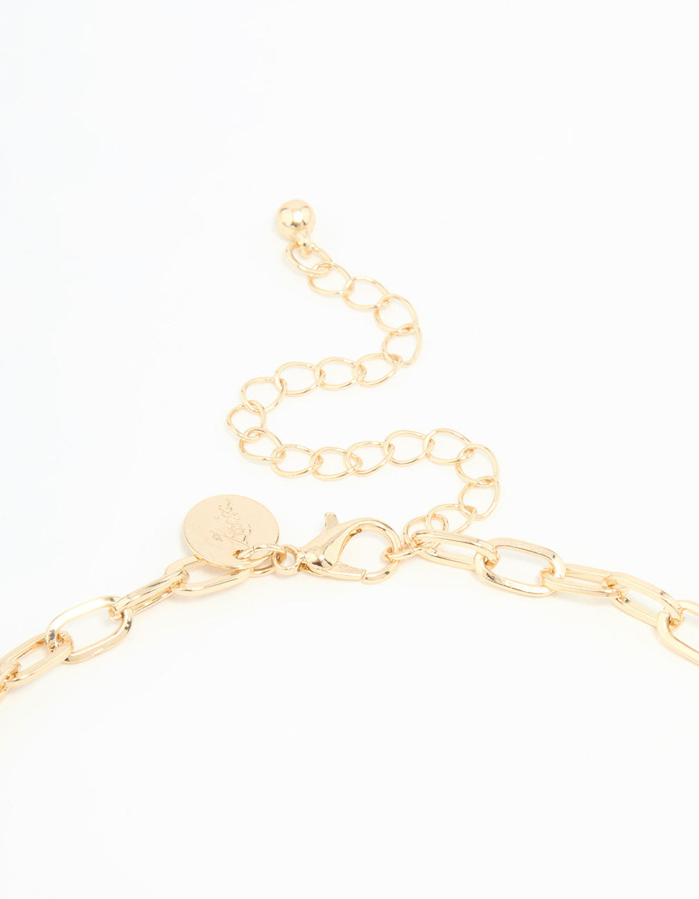 Gold Evil Eye & Hamsa Hand Charm Necklace