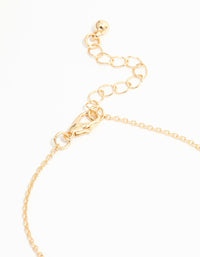 Kids Gold Diamante Heart & Star Butterfly Bracelets 3-Pack - link has visual effect only