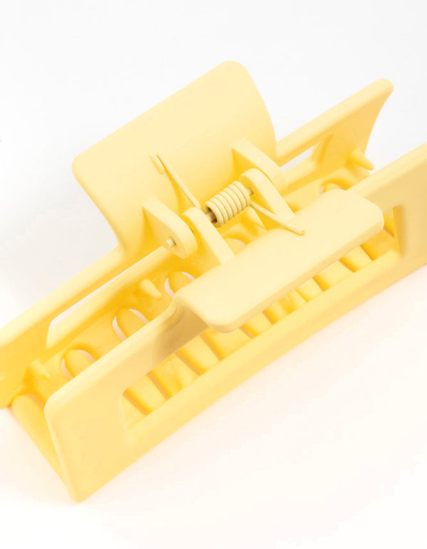 Yellow Small Claw Clip