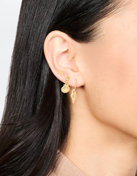 Gold Plated Seashell Earrings 3-Pack - link has visual effect only