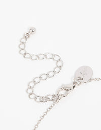 Silver Cross Station Y-Necklace - link has visual effect only