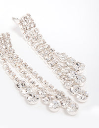 Silver Cupchain Drop Earrings & Stud Earrings 2-Pack - link has visual effect only