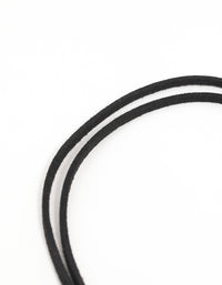 Antique Silver Cord Pendant Y-Necklace - link has visual effect only