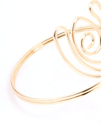 Gold Swirl Arm Cuff - link has visual effect only