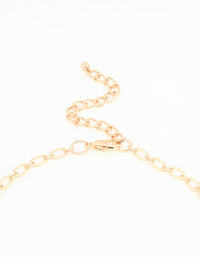 Blue Beaded Long Layered Necklace - link has visual effect only