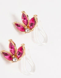 Gold Floral Bow Ear Cuffs 3-Pack - link has visual effect only