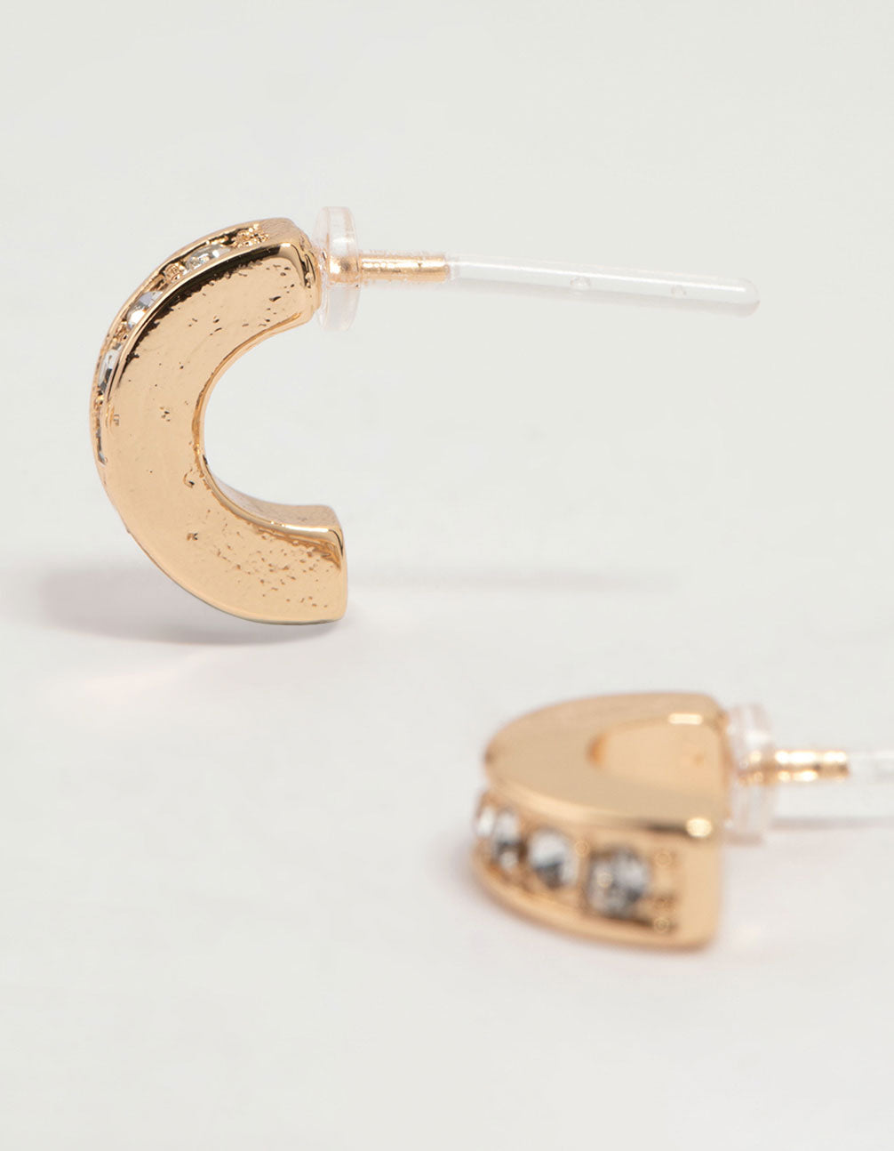 Gold Diamante Hoop Earrings 3-Pack