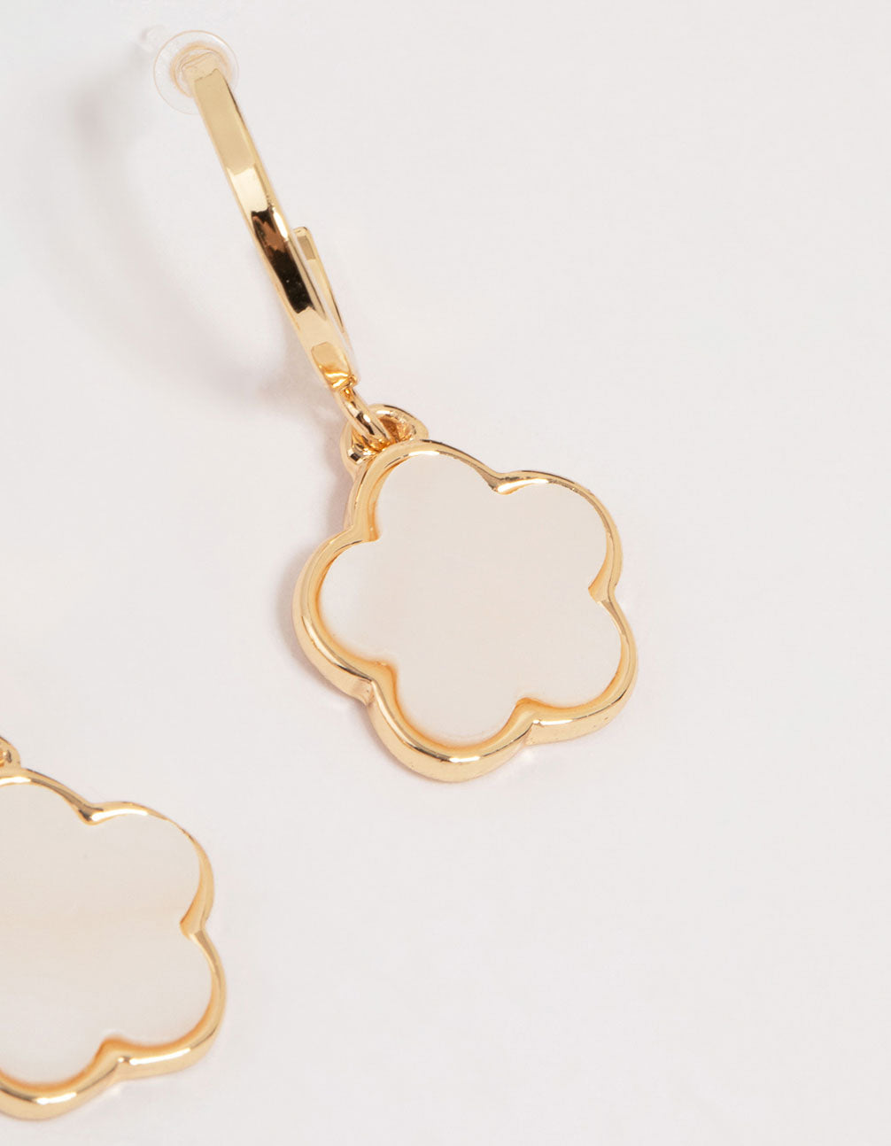 Gold Cubic Zirconia Butterfly Earrings 4-Pack